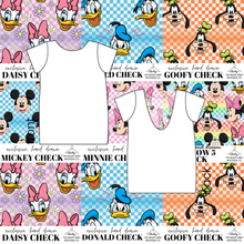 Load image into Gallery viewer, All Mickey and Friends Check Low Back Ballerina Tee