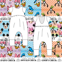 Load image into Gallery viewer, All Mickey and Friends Check Low Back Romper and Bubble Romper