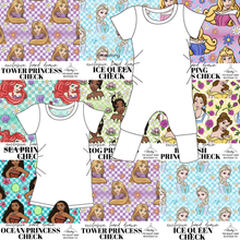 Load image into Gallery viewer, All Princess Checks Grow With Me Pants And Shorts Romper