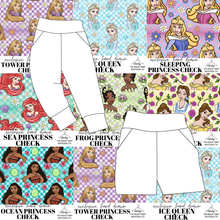 Load image into Gallery viewer, All Princess Checks Basic Joggers And Jogger Shorts