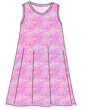 Load image into Gallery viewer, Pink Sprinkle Party Ladies&#39; Swing Dress