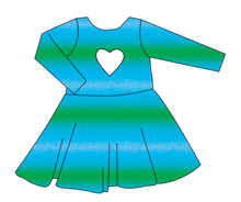 Load image into Gallery viewer, Linens Molly Heart Back Twirly Dress