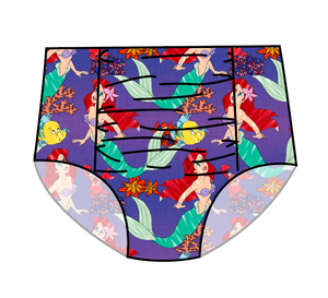 Under The Sea Swim Ladies High Waisted Ruched Bikini Bottoms