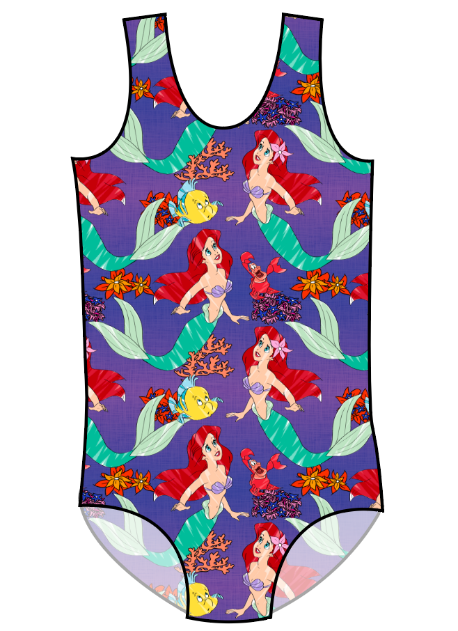 Under The Sea Swim Basic One Piece Swim Suit