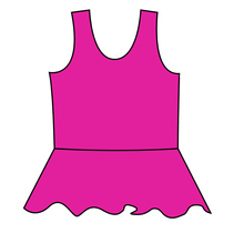 Load image into Gallery viewer, Swim Solids Swim Preorder Peplum Swim Top