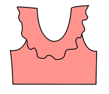 Load image into Gallery viewer, Swim Solids Swim Preorder Ruffle Neck Swim Top