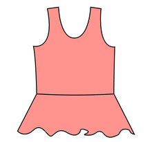 Load image into Gallery viewer, Swim Solids Peplum Swim Top