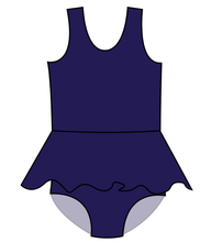 Load image into Gallery viewer, Swim Solids Swim Preorder Skirted One Piece Swim Suit