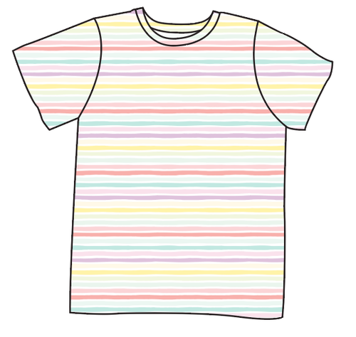 Easter Stripes Basic Tee and Tank