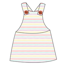 Load image into Gallery viewer, Easter Stripes Skirt-Alls