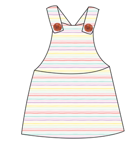 Easter Stripes Skirt-Alls