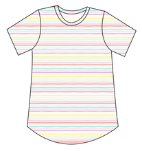 Load image into Gallery viewer, Easter Stripes Kids&#39; Relaxed Tee