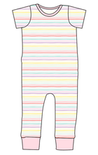 Load image into Gallery viewer, Easter Stripes Emmett Pants And Shorts T-Shirt Romper