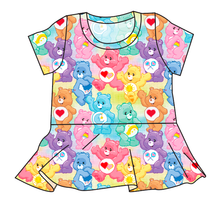 Load image into Gallery viewer, Care-A-Lot Friends Peplum Top