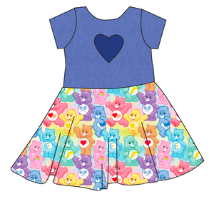 Care-A-Lot Friends Molly Heart Back Twirly Dress