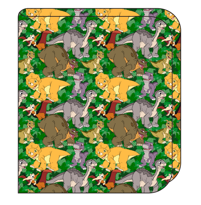 Prehistoric Pals Swaddle Blanket