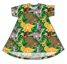 Load image into Gallery viewer, Prehistoric Pals Basic T-Shirt Dress