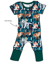 Load image into Gallery viewer, Forest Spirits Grow With Me Pants And Shorts Romper