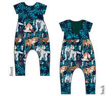 Load image into Gallery viewer, Forest Spirits Low Back Romper and Bubble Romper