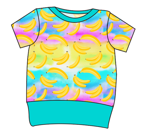 Neon Bananas Grow With Me Tee