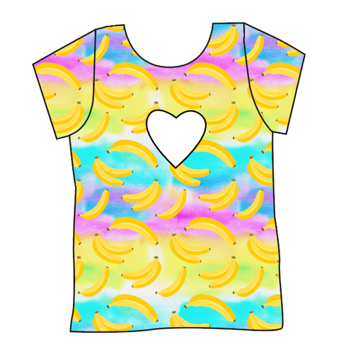 Neon Bananas Cambria Heart Back Tee