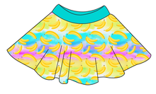 Load image into Gallery viewer, Neon Bananas Circle Skirt