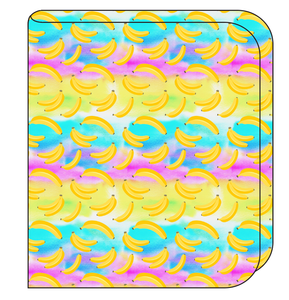 Neon Bananas Swaddle Blanket