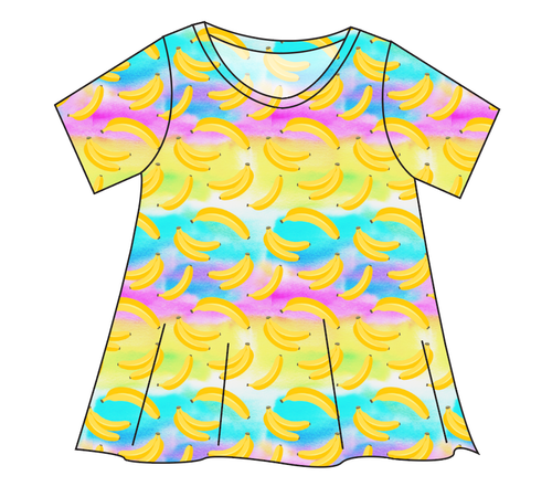 Neon Bananas Ladies' Swing Tee
