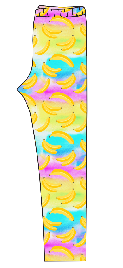 Neon Bananas Ladies' Lounge Leggings