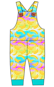 Neon Bananas Overalls and Shortalls