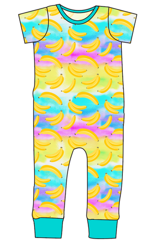 Neon Bananas Emmett Pants And Shorts T-Shirt Romper