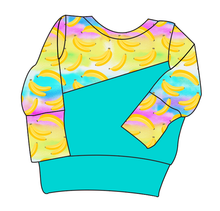 Load image into Gallery viewer, Neon Bananas Grow With Me Hoodie (or Crewneck)