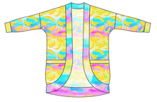 Load image into Gallery viewer, Neon Bananas Kids Cocoon Cardigan