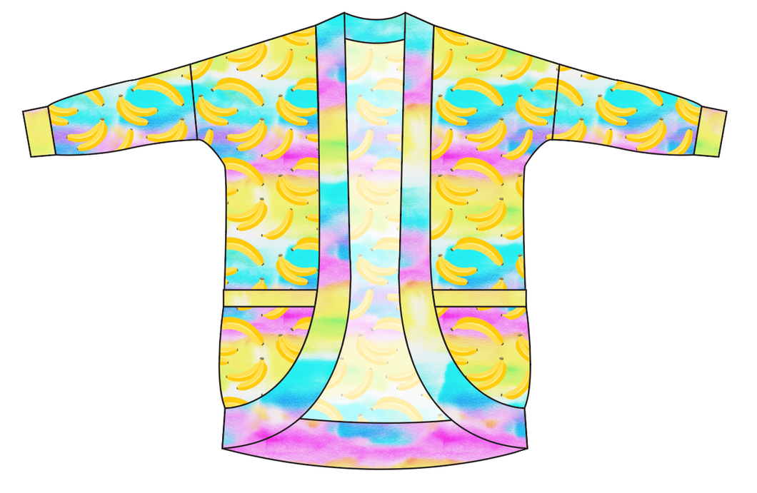 Neon Bananas Kids Cocoon Cardigan
