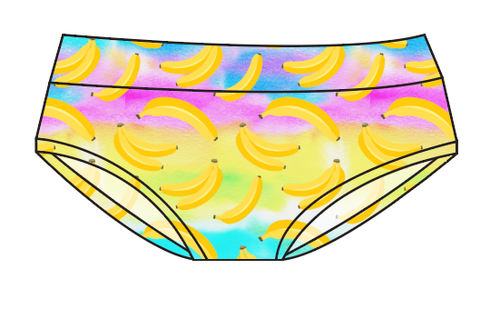 Neon Bananas Ladies' Underwear
