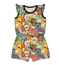 Load image into Gallery viewer, Gotta Catch Em All Ivy Summer Romper