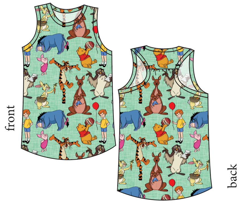 Pooh and Friends Summer Tank
