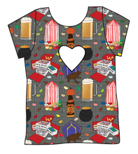Load image into Gallery viewer, Wizard Treats Cambria Heart Back Tee