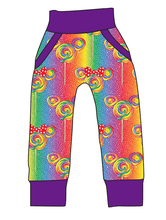 Load image into Gallery viewer, Rainbow Lollipops Beanpole Pants And Shorts