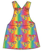 Load image into Gallery viewer, Rainbow Lollipops Skirt-Alls