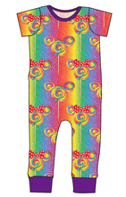 Load image into Gallery viewer, Rainbow Lollipops Emmett Pants And Shorts T-Shirt Romper