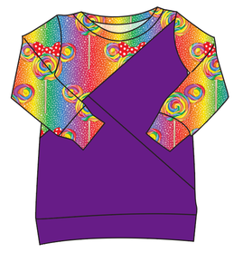 Rainbow Lollipops Classic Hoodie (or Crewneck)