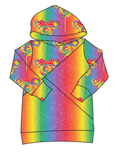 Load image into Gallery viewer, Rainbow Lollipops Classic Hoodie (or Crewneck)