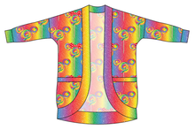 Load image into Gallery viewer, Rainbow Lollipops Kids Cocoon Cardigan