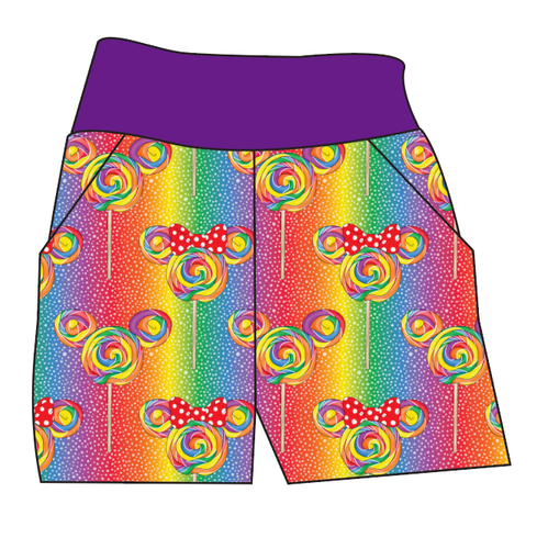 Rainbow Lollipops Basic Joggers And Jogger Shorts