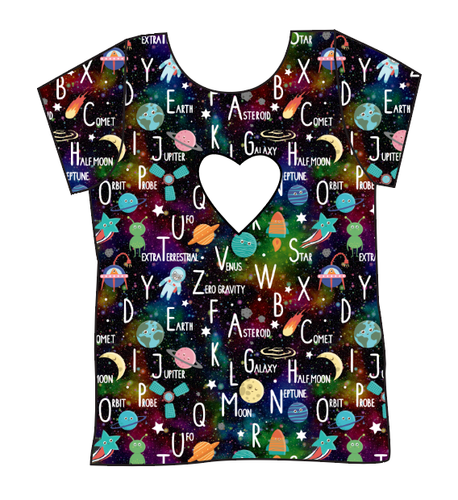 ABC Galaxy Cambria Heart Back Tee