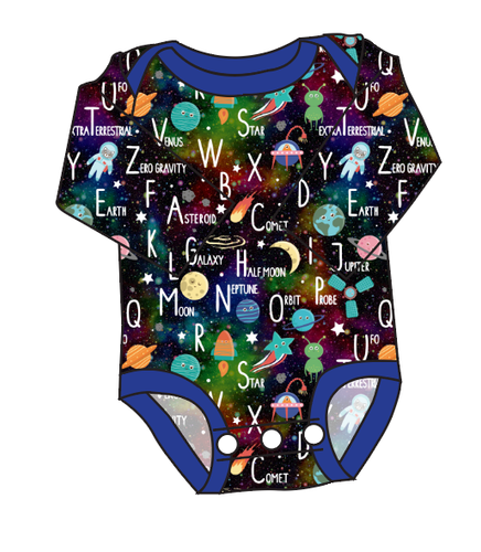 ABC Galaxy Lap Neck Bodysuit