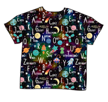 Load image into Gallery viewer, ABC Galaxy Oversized Tee