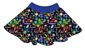 ABC Galaxy Circle Skirt