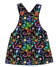 Load image into Gallery viewer, ABC Galaxy Skirt-Alls